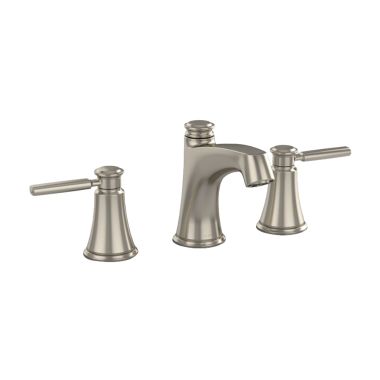 Click here to see Toto TL211DD12R#BN TOTO Keane Two-Handle Widespread Bathroom Sink Faucet with Metal Pop-Up Drain, 1.2 GPM, Three-Hole, Lever Handles, ADA, Brushed Nickel - TL211DD12R#BN