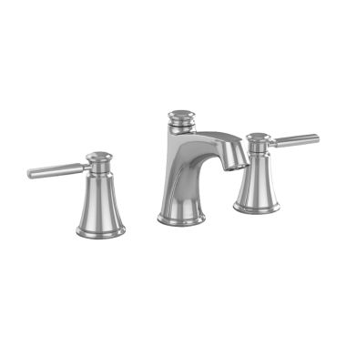 Click here to see Toto TL211DD12R#CP TOTO Keane Two-Handle Widespread Bathroom Sink Faucet with Metal Pop-Up Drain, 1.2 GPM, Three-Hole, Lever Handles, ADA, Polished Chrome - TL211DD12R#CP