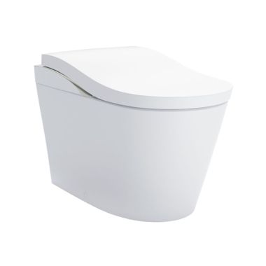 Click here to see Toto MS8732CUMFG#01N TOTO Neorest LS Smart Toilet with WASHLET Bidet Seat, 1.0/0.8 GPF, Cotton White w/ Nickel - MS8732CUMFG#01N