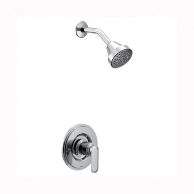 Click here to see Moen T2222EP Moen Greenfield Posi-Temp Single-Handle Shower Faucet, One-Function, 1.75 GPM, Lever Handle, Eco-Performance, M-PACT, Chrome - T2222EP