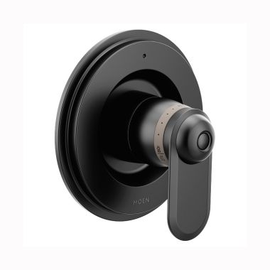 Click here to see Moen T4401BL Moen Greenfield ExactTemp Single-Handle Valve Trim, Lever Handle, Matte Black - T4401BL