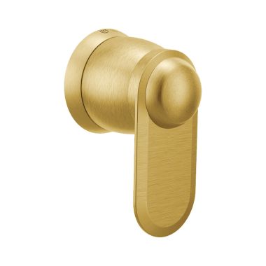 Click here to see Moen T4402BG Moen Greenfield Volume Control Trim, Lever Handle, Brushed Gold - T4402BG
