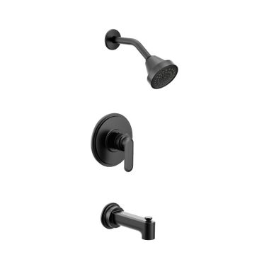 Click here to see Moen UT2323EPBL Moen Greenfield M-Core 2-Series Tub/Shower Faucet 1.75 GPM, 1-Function, Single Lever Handle, Eco-Performance, Matte Black - UT2323EPBL
