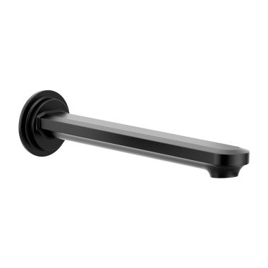Click here to see Moen TF4326BL Moen Greenfield 10in Ultra Thin Single-Function Non-Diverting Matte Black Tub Filler with M-PACT Common Valve System, 1/2-inch Connection - TF4326BL