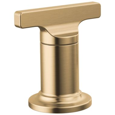Click here to see Delta H590CZ-PR Delta Tetra Roman Tub T-Lever Handles, Lumicoat Champagne Bronze - H590CZ-PR
