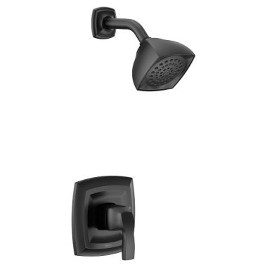 Click here to see Moen UT2692EPBL Moen Voss M-Core 2-Series Single-Handle Shower Faucet, One-Function, 1.75 GPM, Lever Handle, Eco-Performance, M-PACT, Matte Black - UT2692EPBL