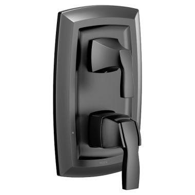 Click here to see Moen UT3611BL Moen Voss M-CORE 3-Series Valve Trim w/ Transfer, Lever Handles, Matte Black - UT3611BL