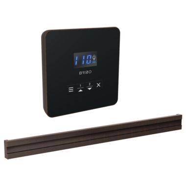 Click here to see Brizo 8CB-250L-RB Brizo Mystix Square-Shaped Venetian Bronze Steam Control Kit with Patented Dual Sensor, Programmable Time and Temperature - 8CB-250L-RB