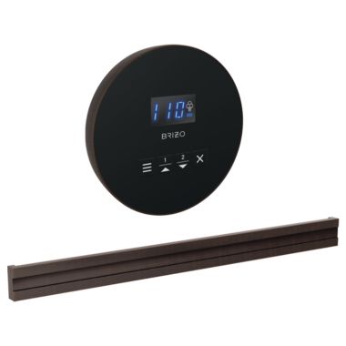 Click here to see Brizo 8CB-250R-RB Brizo Mystix 4in Round-Shaped Venetian Bronze Steam Control Kit with Patented Dual Sensor, Programmable Time and Temperature - 8CB-250R-RB