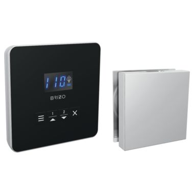 Click here to see Brizo 8CH-250L-PC-L Brizo Mystix Polished Chrome Square Steam Control and Head, Lumicoat Technology, Dual Temperature Sensor Technology - 8CH-250L-PC-L