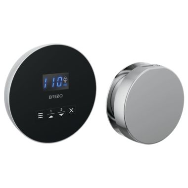Click here to see Brizo 8CH-250R-PC-L Brizo Mystix Polished Chrome Round Steam Control and Head, Lumicoat Technology, Dual Temperature Sensor Technology - 8CH-250R-PC-L