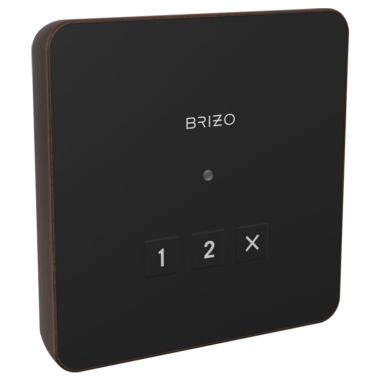 Click here to see Brizo 8CN-220L-RB Brizo Mystix 3-7/8in Venetian Bronze Linear Square Exterior Control with LED Indicator - 8CN-220L-RB