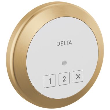 Click here to see Delta 5CN-220R-CZ-PR Delta SteamScape Classic System Exterior Steam Control with 4in Champagne Bronze Trim Ring, Lumicoat Technology, 2-User Presets - 5CN-220R-CZ-PR