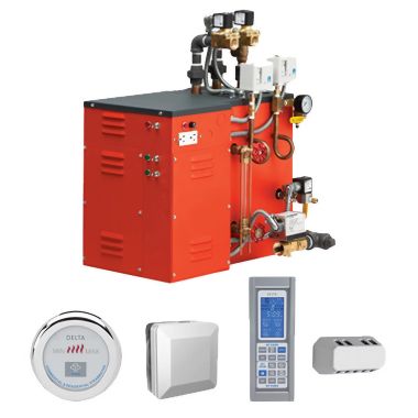 Click here to see Delta 5COM18-PAC-618-480-03 Delta Chrome Commercial Steam Generator, 18KW 480V 3PH - 5COM18-PAC-618-480-03