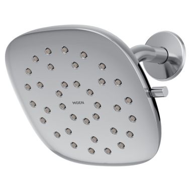 Click here to see Moen 220R5 Moen Verso 7in Square Chrome Rainshower Head with Infiniti Dial, 2.5 GPM - 220R5