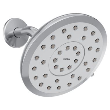Click here to see Moen 220R7 Moen Verso 7in Round Chrome Rainshower Head with Infiniti Dial, 2.5 GPM - 220R7