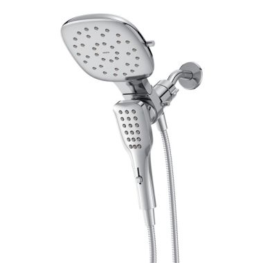 Click here to see Moen 220C5EP Moen Verso 16in Chrome 2-in-1 Square Shower Combo with Infiniti Dial, Magnetix Technology, Eco-Performance, 1.75 GPM - 220C5EP