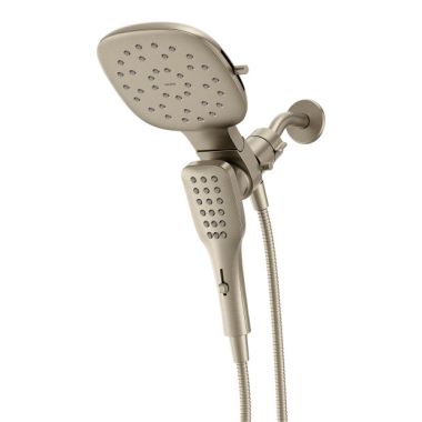 Click here to see Moen 220C5EPBN Moen Verso 16in Square Brushed Nickel 2-in-1 Shower Combo with Infiniti Dial, Magnetix Technology, Eco-Performance, 1.75 GPM - 220C5EPBN