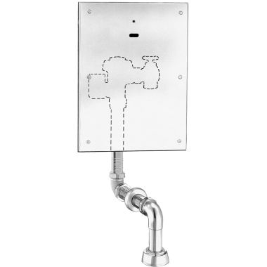 Click here to see Sloan 3451623 Sloan Royal ESS-1.6-OR-W/BOX-2-10-3/4-LDIM-HW Concealed Sensor Hardwired Water Closet Flushometer (3451623)