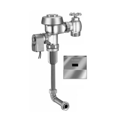 Click here to see Sloan 3453266 Sloan Royal 195 ESS-0.25-2-10-3/4-LDIM-HW Concealed Sensor Hardwired Urinal Flushometer (3453266)