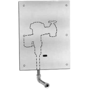 Click here to see Sloan 3453213 Sloan Royal ESS-1.5-W/BOX-11-12-3/4-LDIM-HW Concealed Sensor Hardwired Urinal Flushometer (3453213)