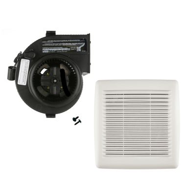 Click here to see Broan A80F1 Broan-NuTone Flex Series Ceiling Ventilation Fan And Grille, 80 CFM, 2.0 Sones, White - A80F1 (Single Pack)