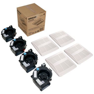 Click here to see Broan LP510R Broan-NuTone Lo-Profile DC Series 50-80-100 Selectable CFM Ventilation Fan with Humidity Sensing, 0.4 to 1.2 Sones - LP510R