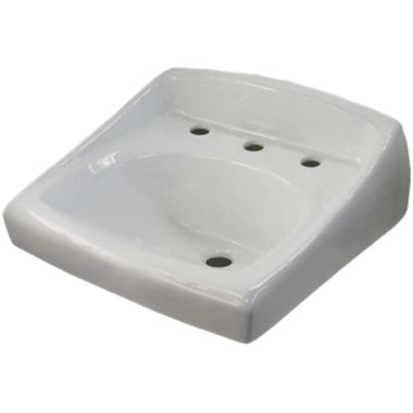 Click here to see Sloan 3873803 Sloan SS-3803 Vitreous China Wall-Mounted Backsplash Lavatory - White (3873803)