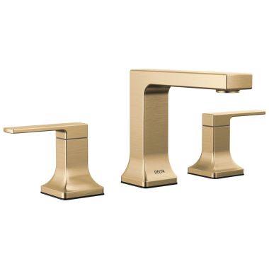 Click here to see Delta 3537LF-CZMPU Delta Velum Two Handle Widespread Bathroom Faucet, ADA, 1.2 GPM, Champagne Bronze - 3537LF-CZMPU