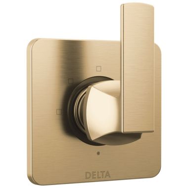 Click here to see Delta T11837-CZ Delta Velum: 3-Setting 2-Port Diverter Trim, TouchClean, MultiChoice, H2Okinetic, Champagne Bronze - T11837-CZ