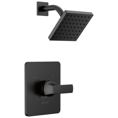 Click here to see Delta T14237-BL Delta Velum Monitor 14 Series Shower Trim, TouchClean, MultiChoice, ADA, 1.75 GPM, Matte Black - T14237-BL 