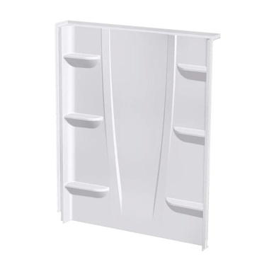 Click here to see Aquatic 6074CBW-WH Aquatic Bath 6074CBW-WH Backwall Set - White 