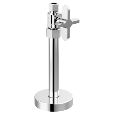 Click here to see Brizo BT021204-PC Brizo Straight Supply Stop Valve with Cross Handle, Polished Chrome - BT021204-PC