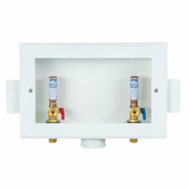 Click here to see   Guy Gray T200QT Washer Outlet Box w/ Quarter-Turn Valves, 1/2