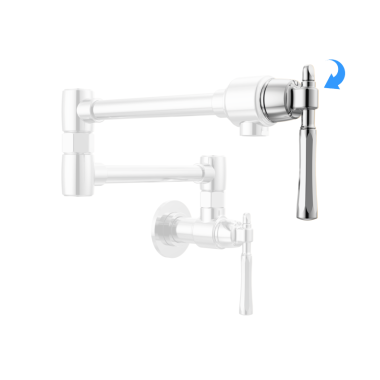 Click here to see Brizo RP101797PC Brizo Tulham Pot Filler Faucet Lever Handle Kit, Polished Chrome - RP101797PC