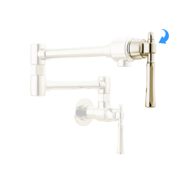 Click here to see Brizo RP101797PN Brizo Tulham Pot Filler Faucet Lever Handle Kit, Brilliance Polished Nickel - RP101797PN