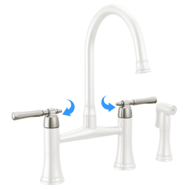 Click here to see Brizo RP101793SS Brizo Tulham Bridge Kitchen Faucet Lever Handle Kit, Brilliance Stainless - RP101793SS