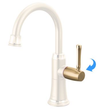 Click here to see Brizo RP101789GLPG Brizo Tulham Instant Hot Faucet Lever Handle Kit, Brilliance Luxe Gold / Brilliance Polished Gold - RP101789GLPG