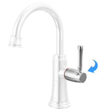 Click here to see Brizo RP101789PC Brizo Tulham Instant Hot Faucet Lever Handle Kit, Polished Chrome - RP101789PC