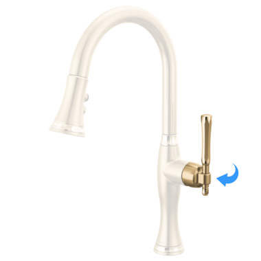 Click here to see Brizo RP101785GLPG Brizo Tulham Pull-Down Kitchen/Prep Faucet Lever Handle Kit, Brilliance Luxe Gold / Brilliance Polished Gold - RP101785GLPG