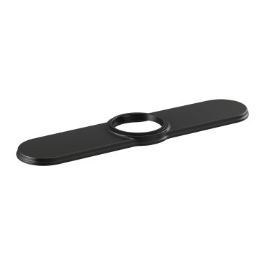 Click here to see Delta RP100845BL Delta Broderick Escutcheon, Mounting Screws, Gasket, Nuts & Washers, Matte Black - RP100845BL
