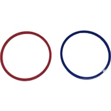 Click here to see Delta RP103751 Delta Broderick Glide Rings (1 Blue, Red, 2 Grey, Black), DiamondSeal Technology - RP103751