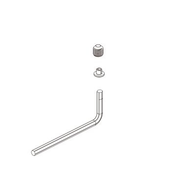 Click here to see Delta RP103728BL Delta Broderick Set Screw, Cover, and Wrench for Broderick Two Handle Wall Mount Bathroom Faucet, Matte Black - RP103728BL