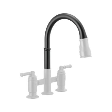 Click here to see Delta RP100829BL Delta Broderick Spout for 9190-DST and 9190T-DST Single Handle Pull-Down Kitchen Faucet, Matte Black - RP100829BL