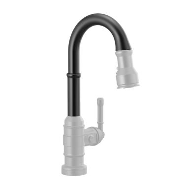 Click here to see Delta RP100838BL Delta Broderick Spout for Broderick 9990-DST and 9990T-DST Single Handle Pull-Down Bar/Prep Faucet, Matte Black - RP100838BL