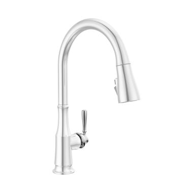 Click here to see Delta RP103364 Delta Capertee Handle and Set Screw for 19877Z Single Handle Pull-Down Kitchen Faucet, Chrome - RP103364