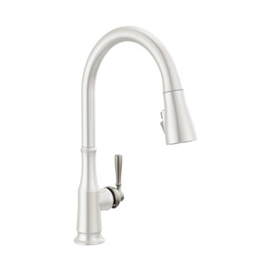 Click here to see Delta RP103364SP Delta Capertee Handle and Set Screw for 19877Z Single Handle Pull-Down Kitchen Faucet, Spotshield Stainless - RP103364SP