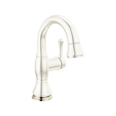 Click here to see Delta RP102235PN Delta Cassidy Base and Gasket for 597 Single Handle Pull-Down Bathroom Faucet, Polished Nickel - RP102235PN