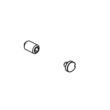 Click here to see Delta RP101734BL Delta Galeon Button Cover and Set Screw, Matte Black - RP101734BL 