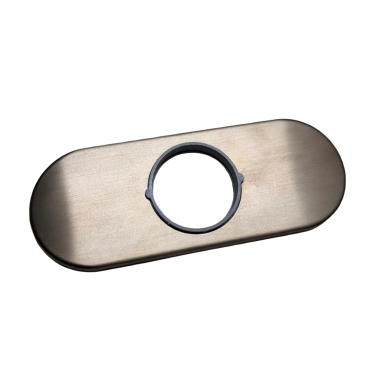 Click here to see Delta RP103568CZ Delta Eldren Escutcheon and Base Plate for 15839LF Single Handle Bathroom Faucet, Champagne Bronze - RP103568CZ